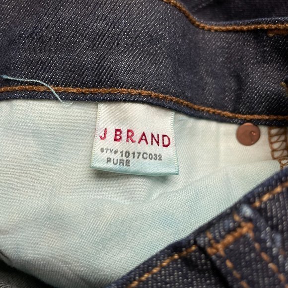 J Brand Mae Denim Jeans Flare Leg in Pure Dark Wash Womens Size 26 - Picture 7 of 7